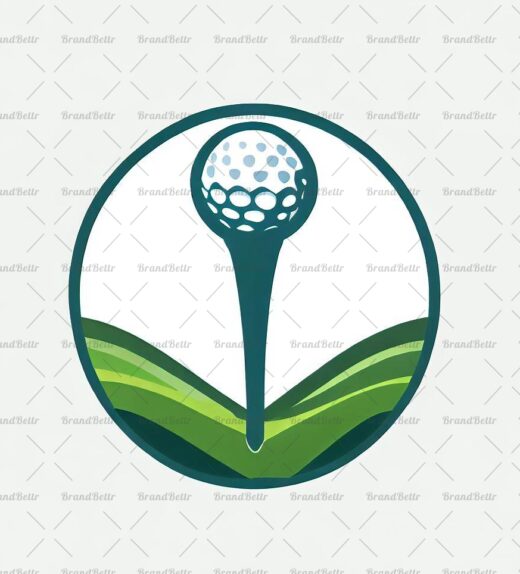 Golftee und Ball